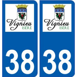 38 Penmarch logotipo de la etiqueta engomada de la placa de pegatinas de la ciudad