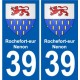 39 Penmarch coat of arms sticker plate stickers city