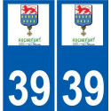 39 Penmarch logo autocollant plaque stickers ville