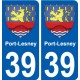 39 Penmarch wappen aufkleber typenschild aufkleber stadt