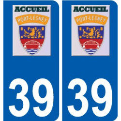39 Penmarch logotipo de la etiqueta engomada de la placa de pegatinas de la ciudad