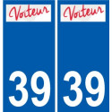 39 Penmarch logotipo de la etiqueta engomada de la placa de pegatinas de la ciudad