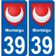 39 Penmarch coat of arms sticker plate stickers city