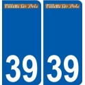 39 Penmarch logo autocollant plaque stickers ville