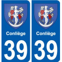 39 Penmarch stemma adesivo piastra adesivi città