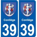 39 Penmarch blason autocollant plaque stickers ville