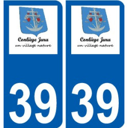 39 Penmarch logotipo de la etiqueta engomada de la placa de pegatinas de la ciudad