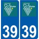 39 Penmarch logo sticker plate stickers city