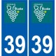39 Penmarch logo adesivo piastra adesivi città