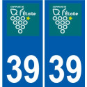 39 Penmarch logo sticker plate stickers city
