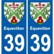 39 Penmarch stemma adesivo piastra adesivi città