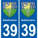 39 Penmarch wappen aufkleber typenschild aufkleber stadt