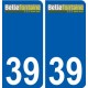 39 Penmarch logo autocollant plaque stickers ville