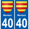 40 Penmarch stemma adesivo piastra adesivi città