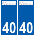 40 Penmarch logo autocollant plaque stickers ville