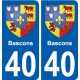 40 Penmarch wappen aufkleber typenschild aufkleber stadt