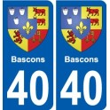 40 Penmarch blason autocollant plaque stickers ville