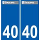 40 Penmarch logo adesivo piastra adesivi città