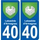 40 Penmarch blason autocollant plaque stickers ville