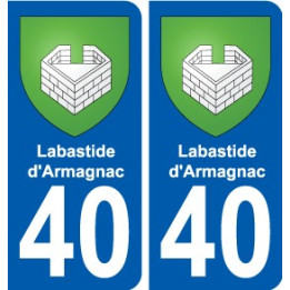 40 Penmarch coat of arms sticker plate stickers city