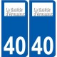 40 Penmarch logo sticker plate stickers city