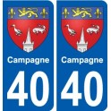 40 Penmarch escudo de armas de la etiqueta engomada de la placa de pegatinas de la ciudad
