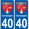 40 Penmarch coat of arms sticker plate stickers city