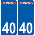 40 Penmarch logo autocollant plaque stickers ville