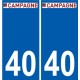 40 Penmarch logo adesivo piastra adesivi città