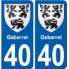 40 Penmarch coat of arms sticker plate stickers city