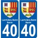40 Penmarch blason autocollant plaque stickers ville
