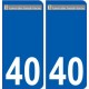 40 Penmarch logo adesivo piastra adesivi città