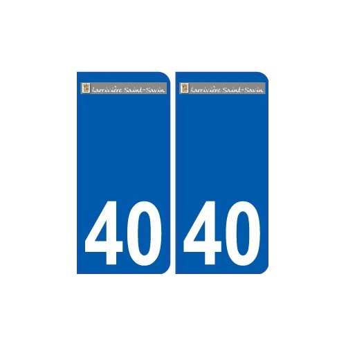 40 Penmarch logo autocollant plaque stickers ville