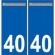 40 Penmarch logo autocollant plaque stickers ville