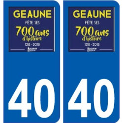 40 Penmarch logotipo de la etiqueta engomada de la placa de pegatinas de la ciudad