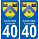 40 Penmarch blason autocollant plaque stickers ville
