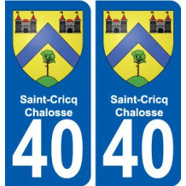 40 Penmarch coat of arms sticker plate stickers city