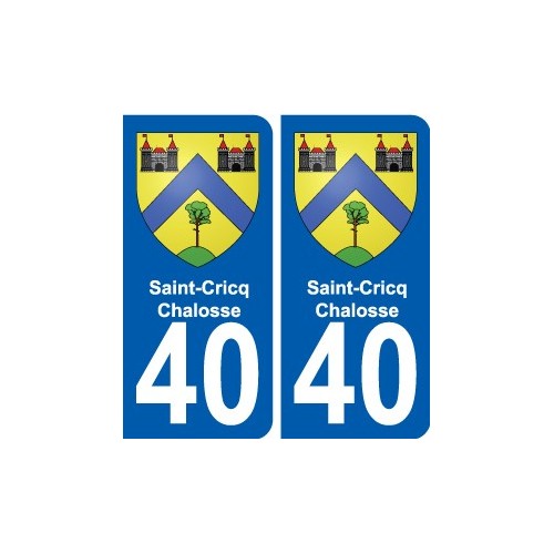40 Penmarch stemma adesivo piastra adesivi città