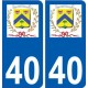 40 Penmarch logo sticker plate stickers city