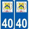 40 Penmarch logo sticker plate stickers city
