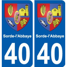 40 Penmarch escudo de armas de la etiqueta engomada de la placa de pegatinas de la ciudad