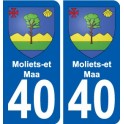 40 Penmarch stemma adesivo piastra adesivi città