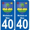 40 Penmarch blason autocollant plaque stickers ville