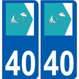 40 Penmarch logotipo de la etiqueta engomada de la placa de pegatinas de la ciudad