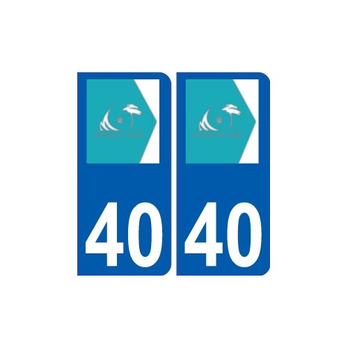 40 Penmarch logo autocollant plaque stickers ville