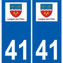 41 Penmarch logo autocollant plaque stickers ville