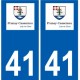 41 Penmarch logo sticker plate stickers city