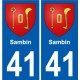 41 Penmarch blason autocollant plaque stickers ville