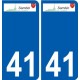 41 Penmarch logo autocollant plaque stickers ville