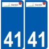 41 Penmarch logotipo de la etiqueta engomada de la placa de pegatinas de la ciudad